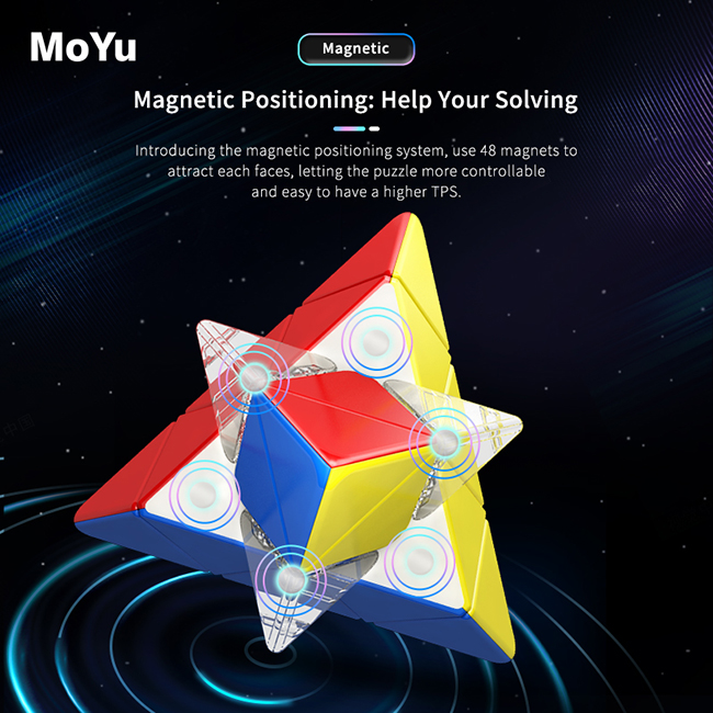MoYu RS MagLev Pyraminx Speed Cube Stickerless
